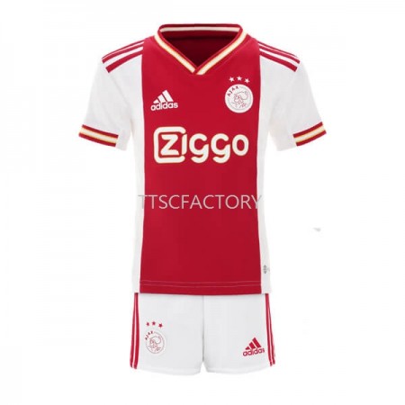 Fußballtrikots Ajax Amsterdam Kinder 2022-2023 Kurzarm Heimtrikotsatz kaufen